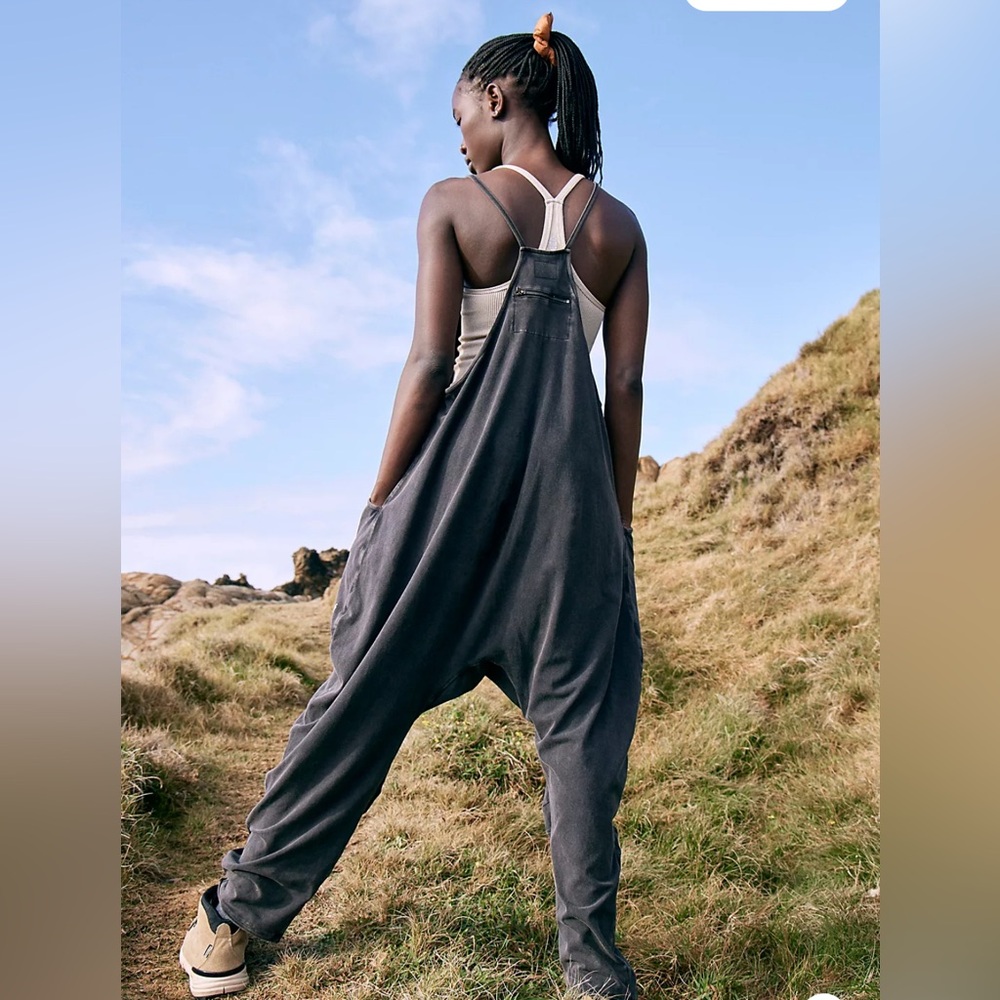 FP Movement by Free People Charcoal Jumpsuit